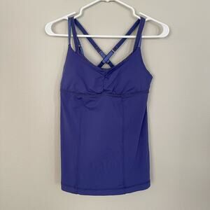 Lululemon Purple Warrior 1 Hot Strappy Tank (6)
